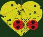 Charley Harper Needlepoint - Ladybug Lovers