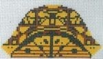 Charley Harper Needlepoint - Turtle Inside Ornament