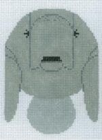 Charley Harper Needlepoint - Manatee in Mangrove Ornament