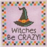 Stitch Rock Designs - Witches Be Crazy Ornament