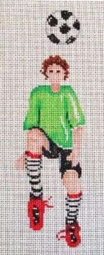 Patti Mann Needlepoint - Boy's Sports Soccer