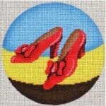 Patti Mann Needlepoint - Ruby Slippers Ornament