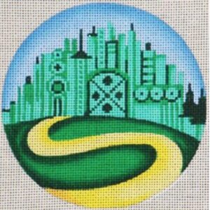 Patti Mann Needlepoint - Emerald City Ornament