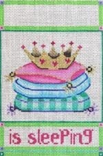 Patti Mann Needlepoint - ....... is Sleeping Crown