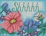 Patti Mann Needlepoint - Shhhhh Floral