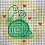 Patti Mann Needlepoint - Sweet Snail Ornament