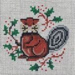 Patti Mann Needlepoint - Sweet Beaver Ornament
