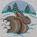 Patti Mann Needlepoint - Sweet Bunny Ornament