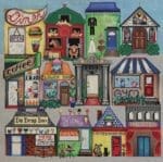 Patti Mann Needlepoint - Building Collage