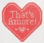Stitch Rock Designs - That's Amore Ornament