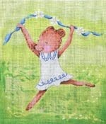 Patti Mann Needlepoint - Dancing Little Bear