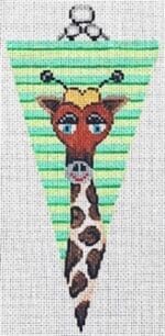 Patti Mann Needlepoint - Giraffe Ornament