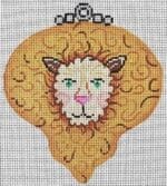 Patti Mann Needlepoint - Lion Ornament