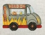 Patti Mann Needlepoint - Food Truck, Bar-B-Q
