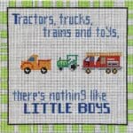 Patti Mann Needlepoint - Nothing Like Little Boys