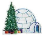 Patti Mann Needlepoint - Christmas Igloo Ornament