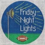 Patti Mann Needlepoint - Friday Night Lights Ornament