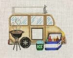 Patti Mann Needlepoint - Food Truck, Tailgate