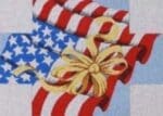 Patti Mann Needlepoint - Brick Cover Flag