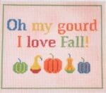 Stitch Rock Designs - Oh My Gourd I Love Fall