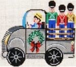 Patti Mann Needlepoint - Pick-up Truck Ornament
