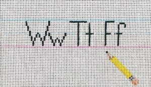 Patti Mann Needlepoint - Paper & Pencil, WTF