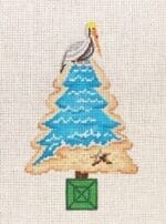 Patti Mann Needlepoint - Pelican on Tree Ornament