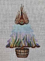 Patti Mann Needlepoint - Pheasant on Tree Ornament
