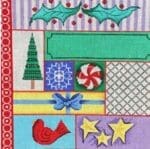 Patti Mann Needlepoint - Christmas Square