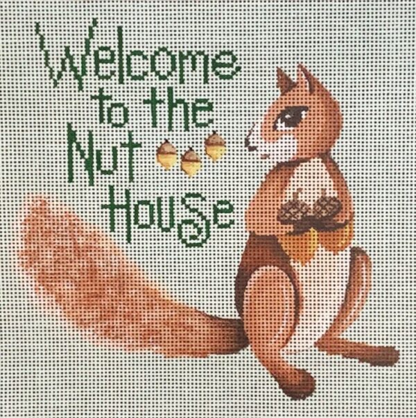 Patti Mann Needlepoint - Welcome to the Nuthouse