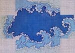 Patti Mann Needlepoint - Brick Cover Blue Wave