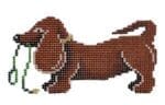 Patti Mann Needlepoint - Dachshund Let's Go For a Walk
