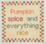 Stitch Rock Designs - Pumpkin Spice & Everything Nice Ornament