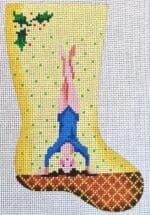 Patti Mann Needlepoint - Girl Acrobat Mini Sock
