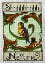 Patti Mann Needlepoint - Shhhh Naptime Sign