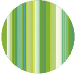 Elizabeth Crane Swartz - Libby Stripes 12" Round