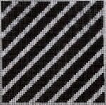 Nanci K Kreations - 3x3 B/W Diagonal Insert