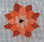 Nanci K Kreations - Whimsical Flower Orange
