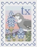Wipstitch Needleworks - Texas State Bird & Flower Stamp