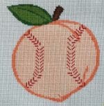 Nanci K Kreations - Peach Baseball