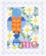 Wipstitch Needleworks - Missouri State Bird & Flower Stamp