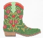Wipstitch Needleworks - Christmas Cowboy Boot