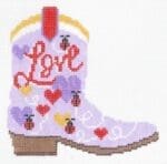 Wipstitch Needleworks - Love Cowboy Boot