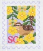 Wipstitch Needleworks - South Carolina State Bird & Flower Stamp