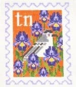 Wipstitch Needleworks - Tennessee State Bird & Flower Stamp