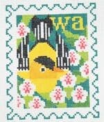 Wipstitch Needleworks - Washington State Bird & Flower Stamp