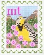 Wipstitch Needleworks - Montana State Bird & Flower Stamp