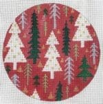 The Meredith Collection - Trees on Red