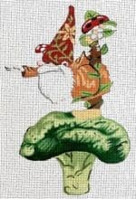 Love You More Needlepoint Designs - Gnome on Broccoli