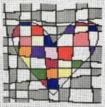 Nanci K Kreations - Hearts and Squares Small